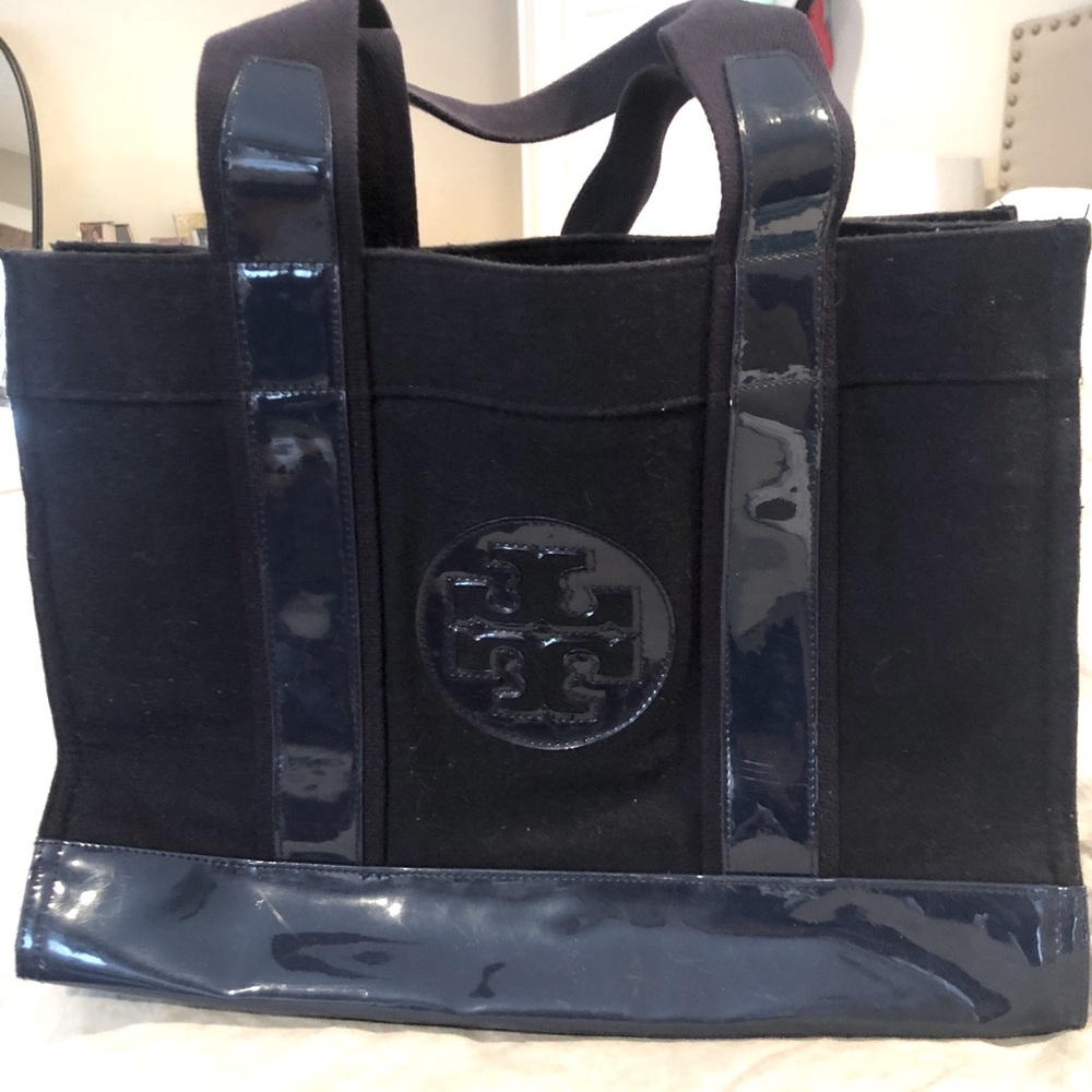 Tory Burch wool tote